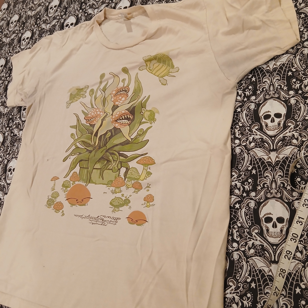 Super Mario Mushroom Plant Botanical Tshirt